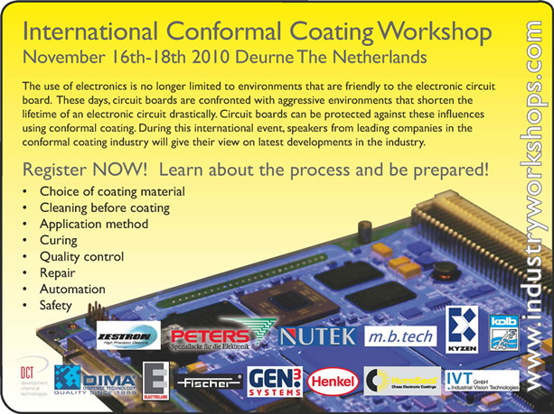 Vabilo na Conformal Coating Workshop